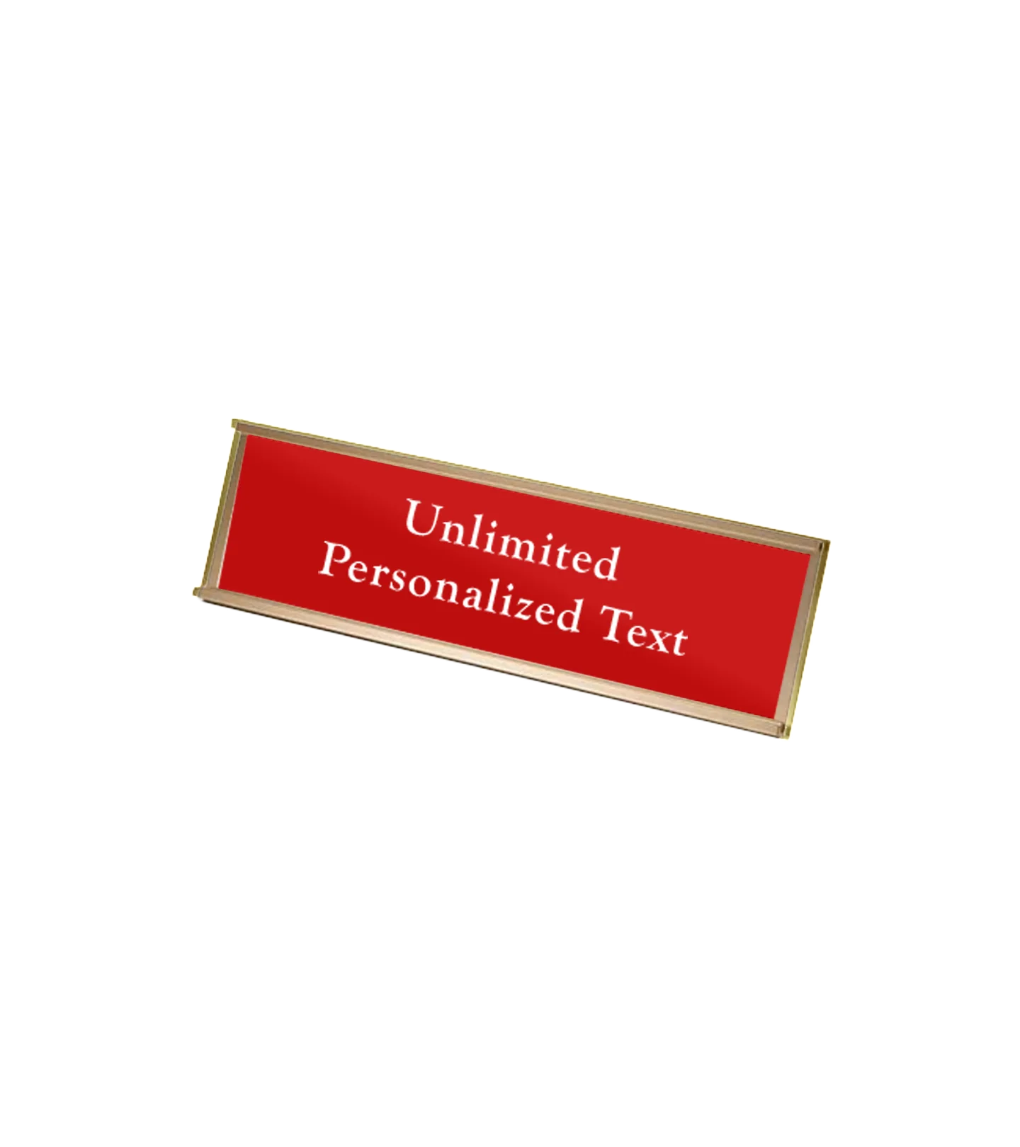 Gold Wall Mounted Name Plate Holder - Image 10