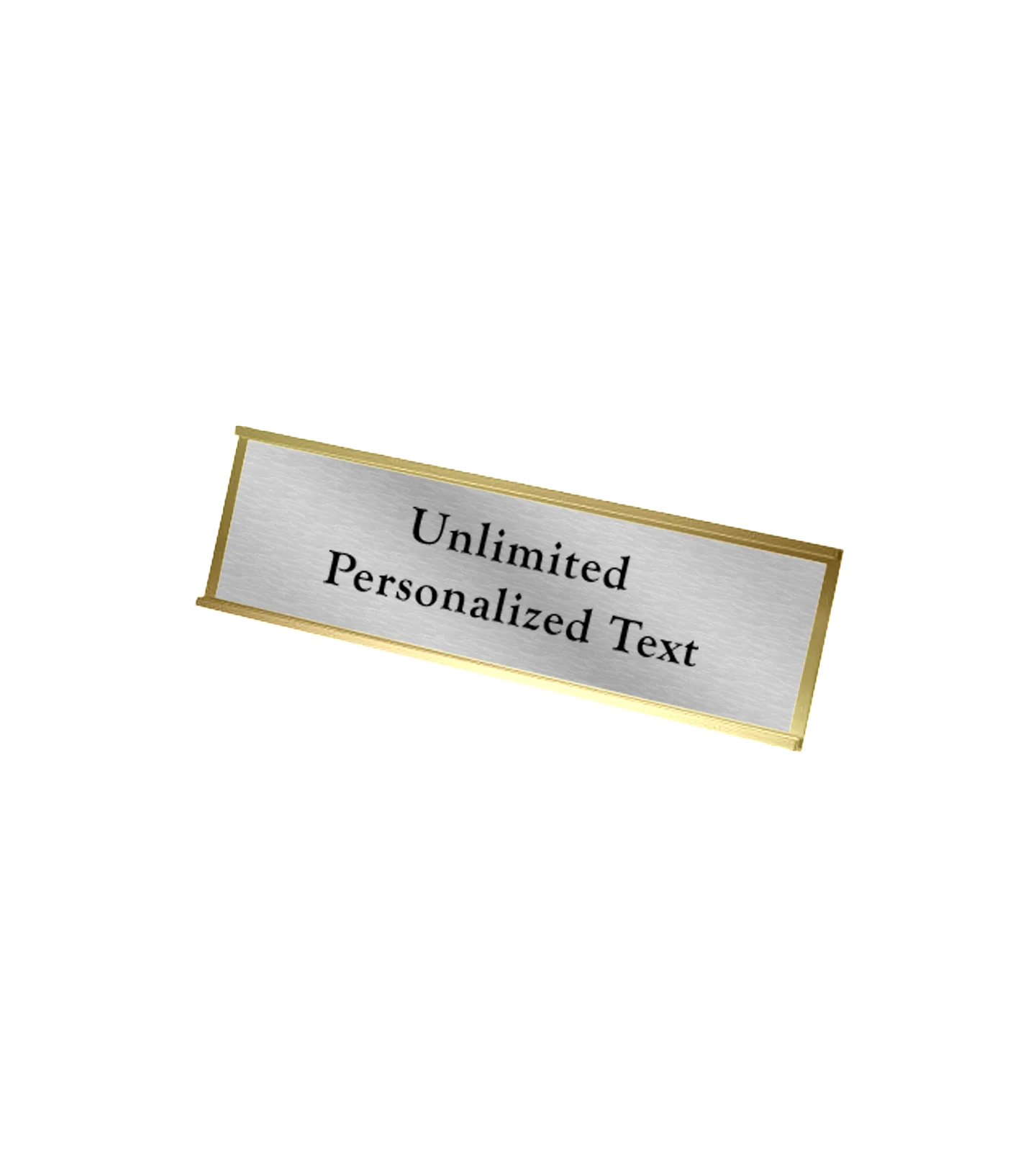 Gold Wall Mounted Name Plate Holder - Image 12