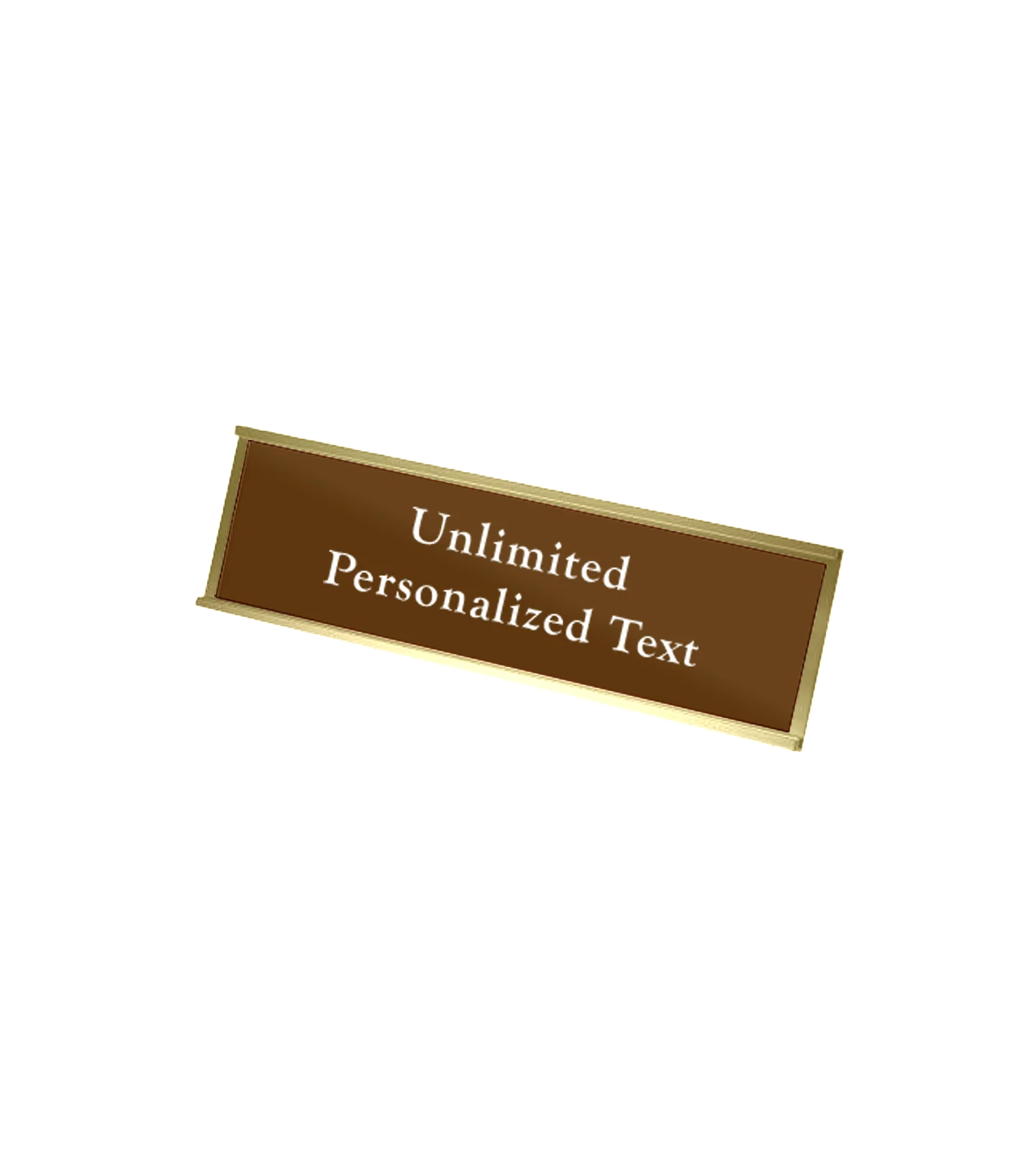 Gold Wall Mounted Name Plate Holder - Image 14