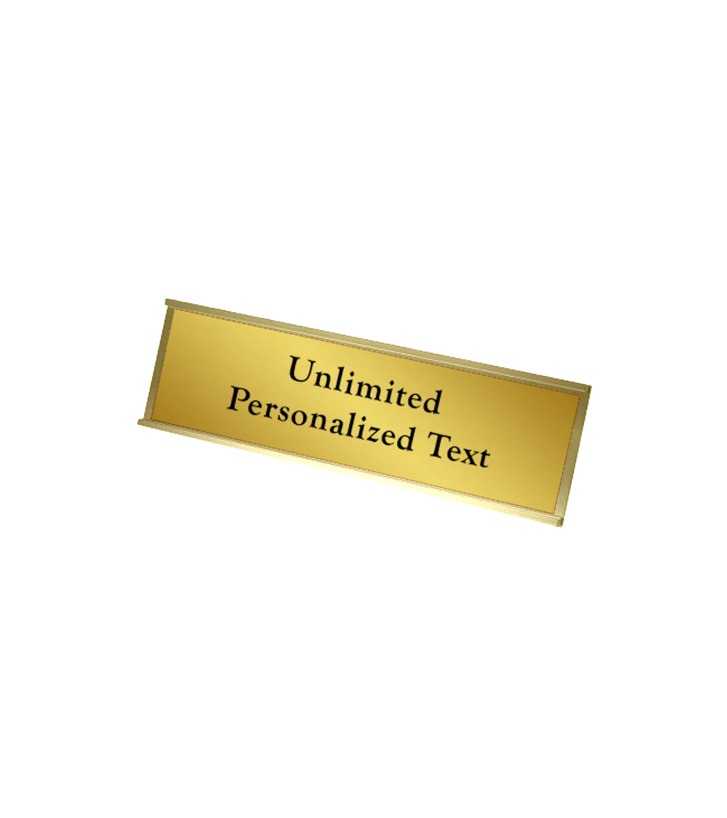Gold Wall Mounted Name Plate Holder - Image 15