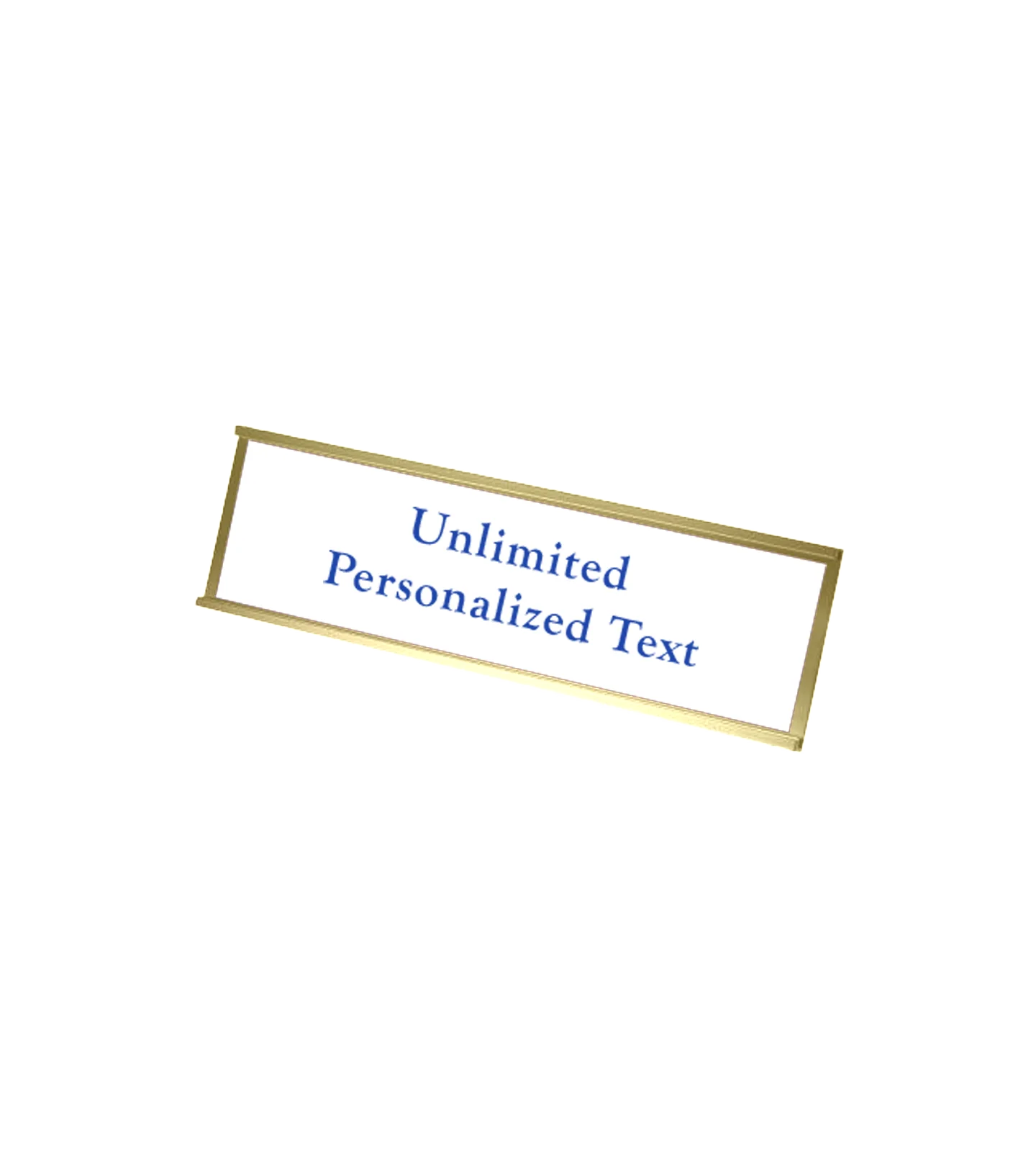 Gold Wall Mounted Name Plate Holder - Image 16