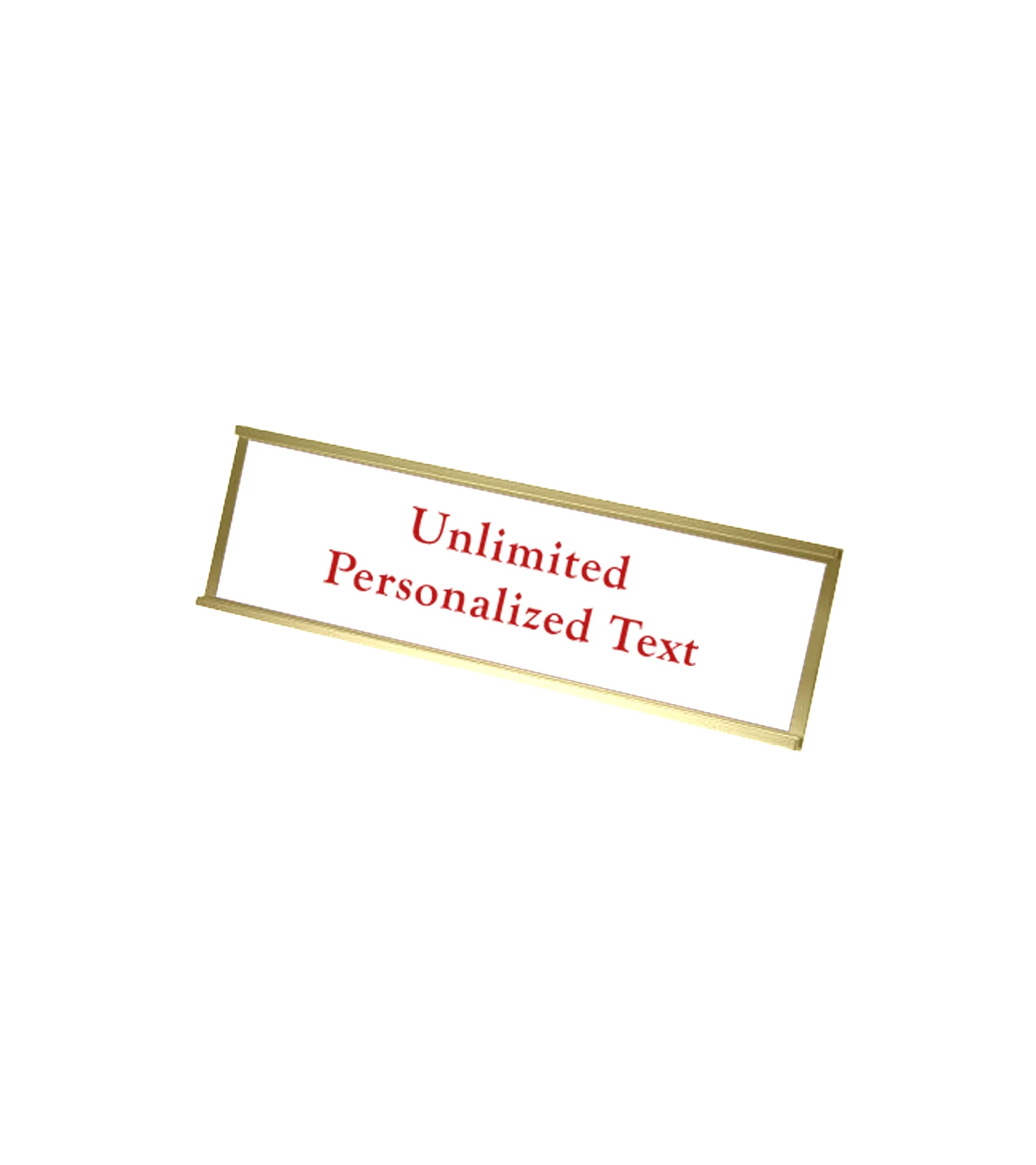 Gold Wall Mounted Name Plate Holder - Image 17
