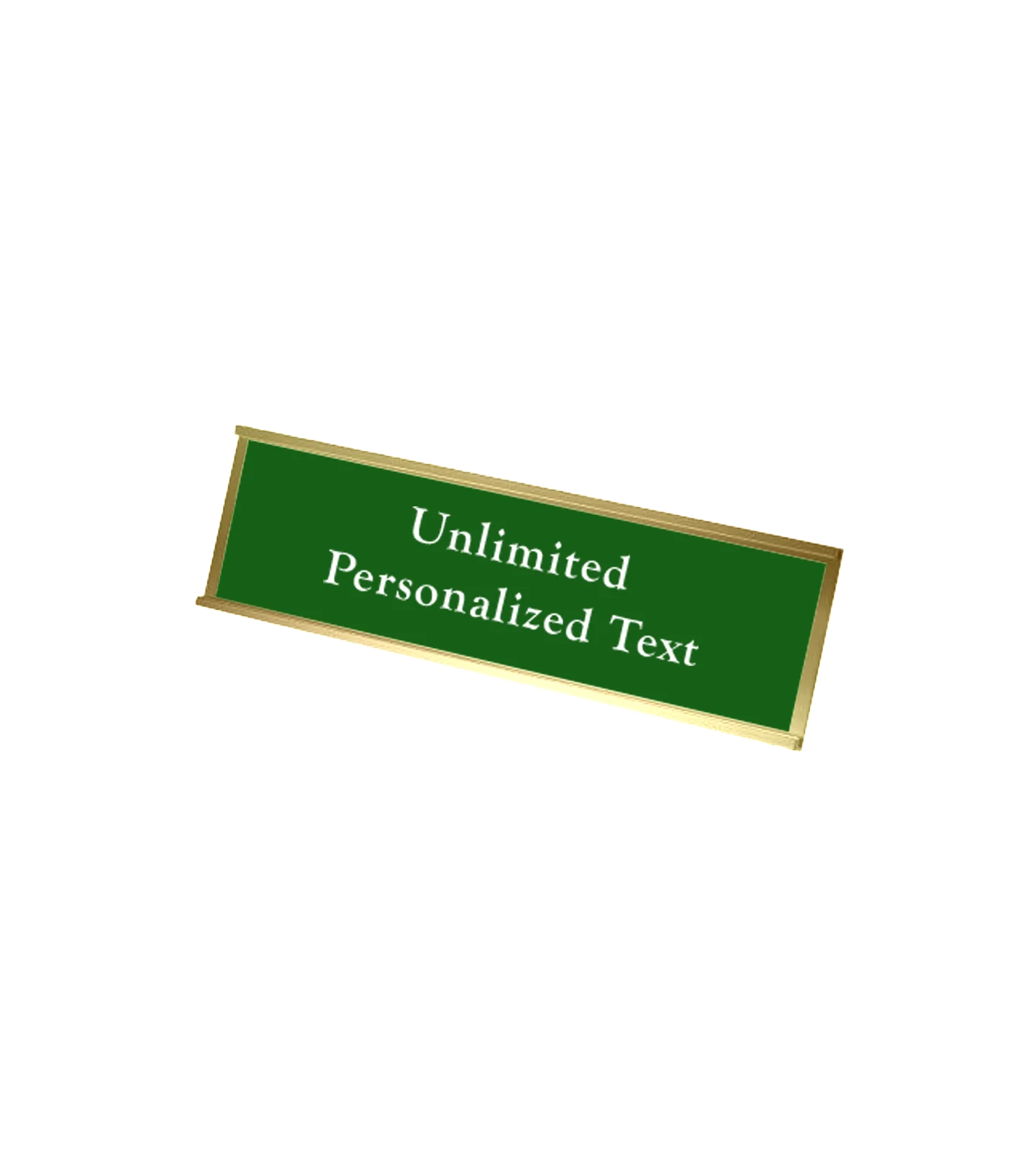 Gold Wall Mounted Name Plate Holder - Image 6