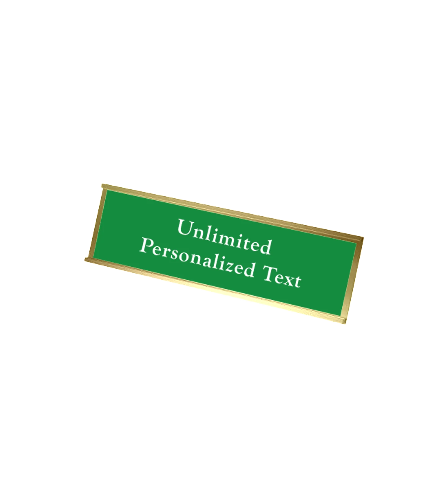 Gold Wall Mounted Name Plate Holder - Image 8