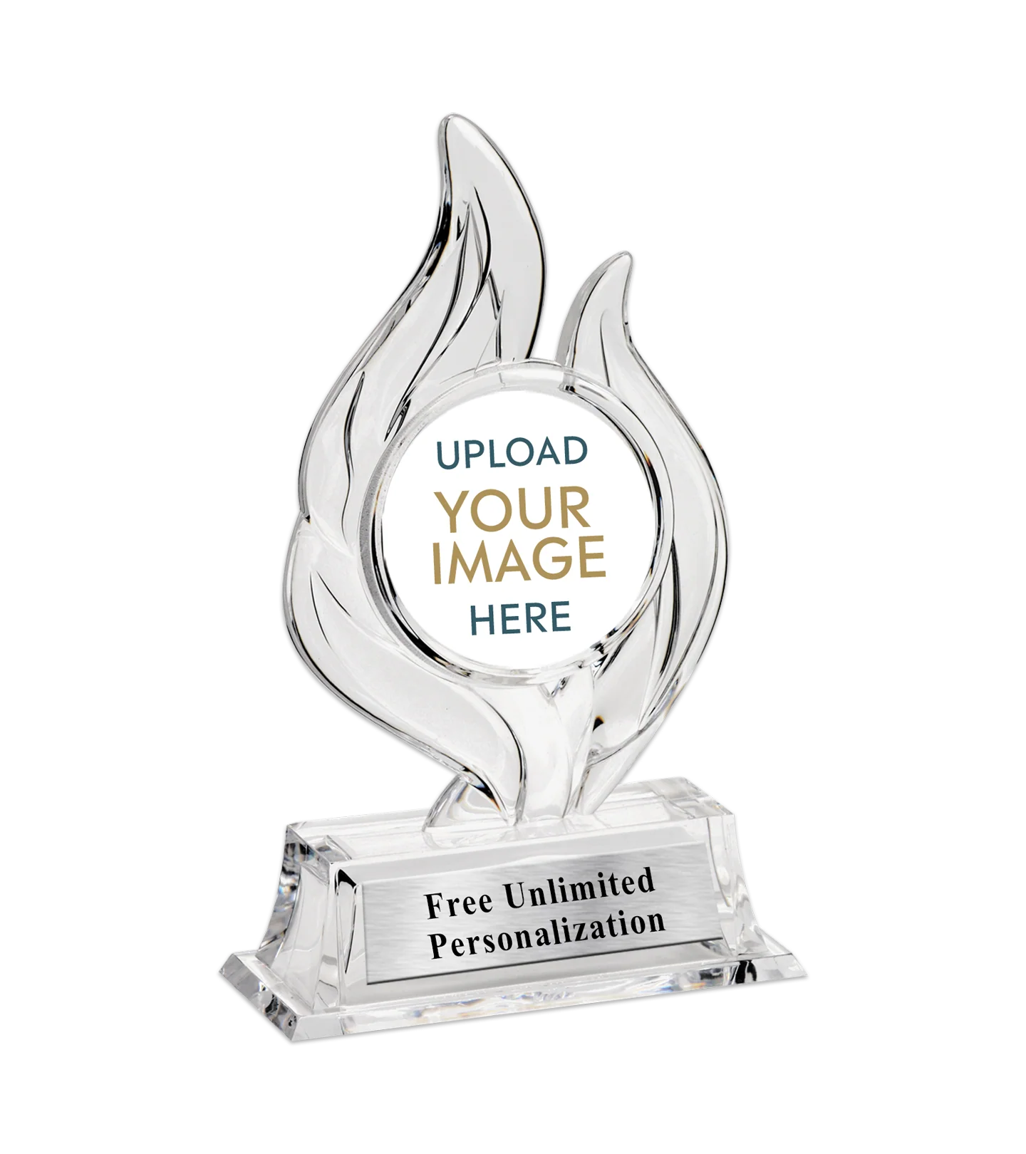 Krystal Flame Custom Insert Trophy