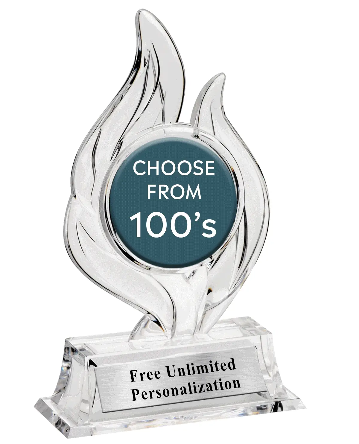 Krystal Flame Insert Trophy - Image 2