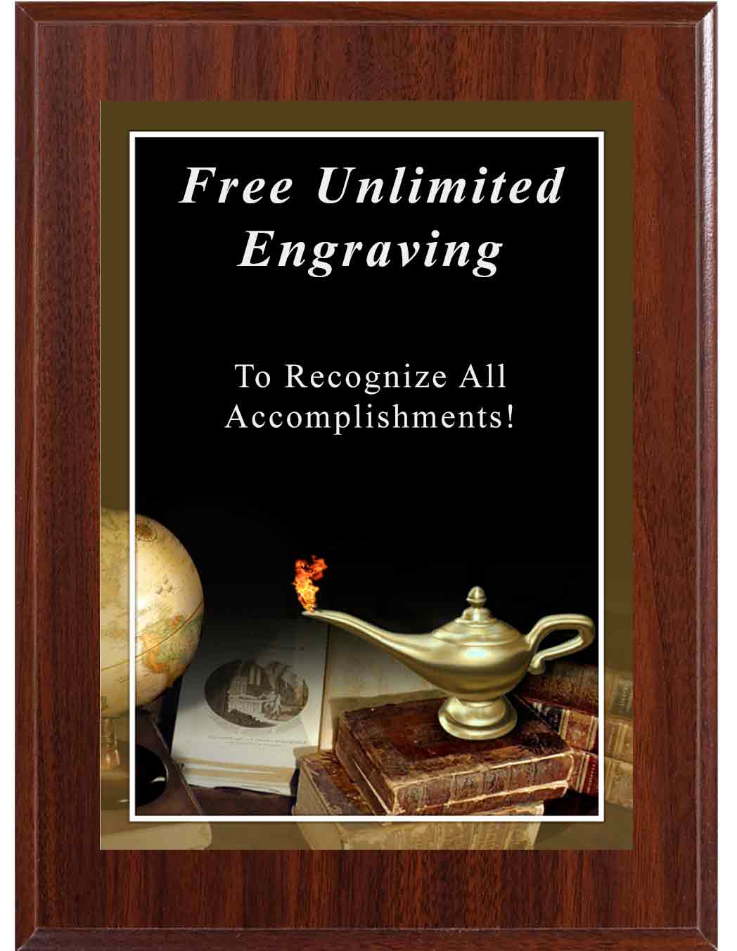 Lamp of Knowledge Photo Plaque - Image 3