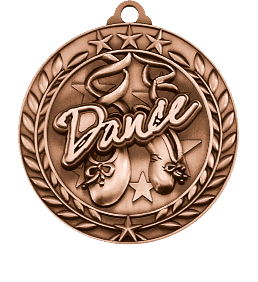 Large Star Wreath Dance Medal - Image 3