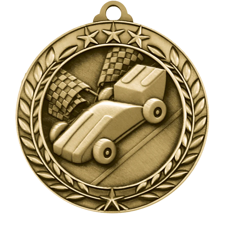 Large Star Wreath Derby Medal