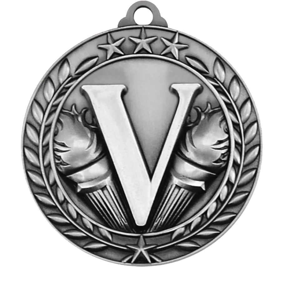 Large Star Wreath Victory Medal - Image 2