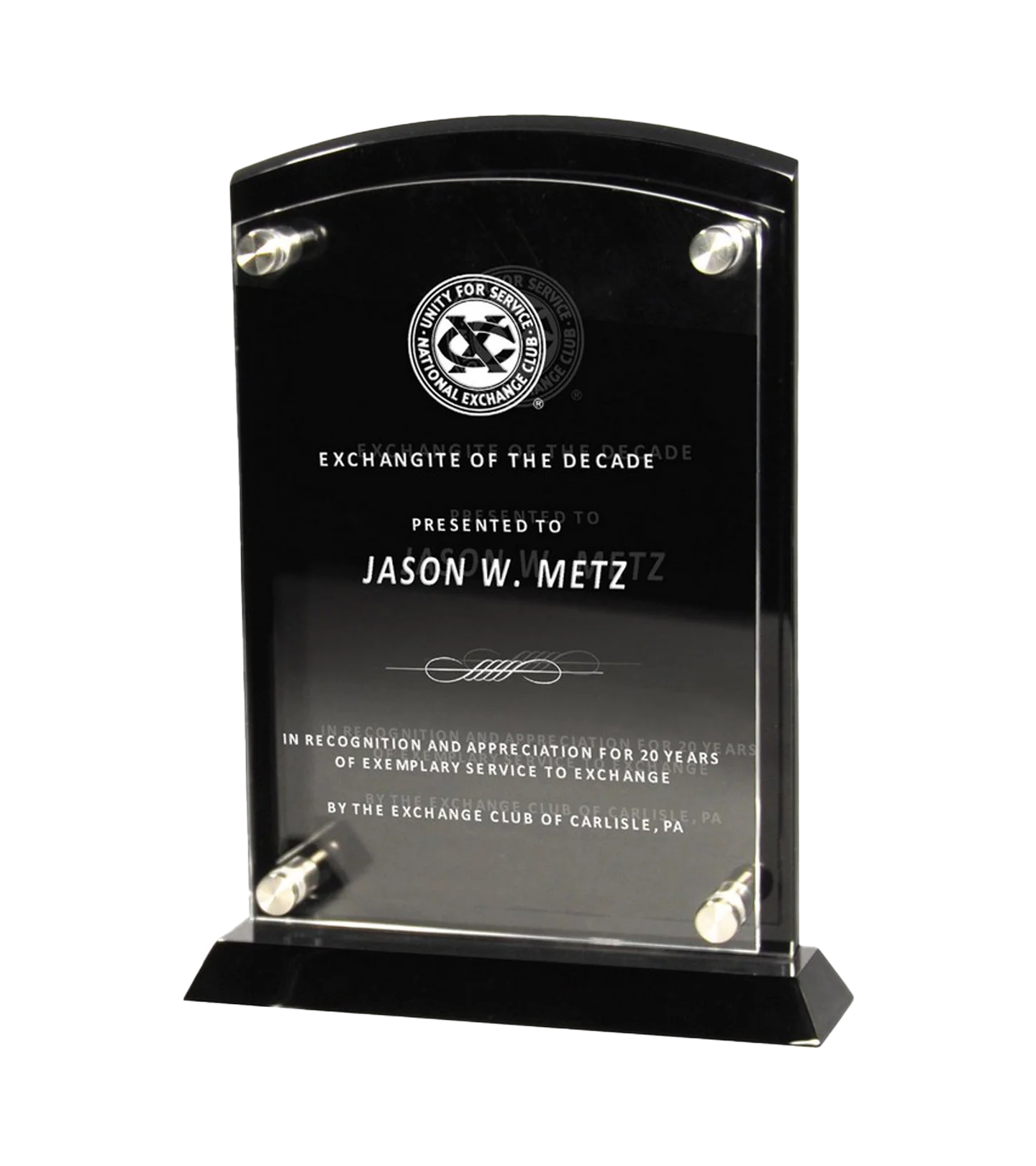 Freestanding Floating Acrylic Plaque - Image 2