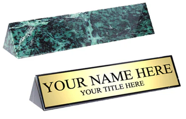 Marble Name Blocks