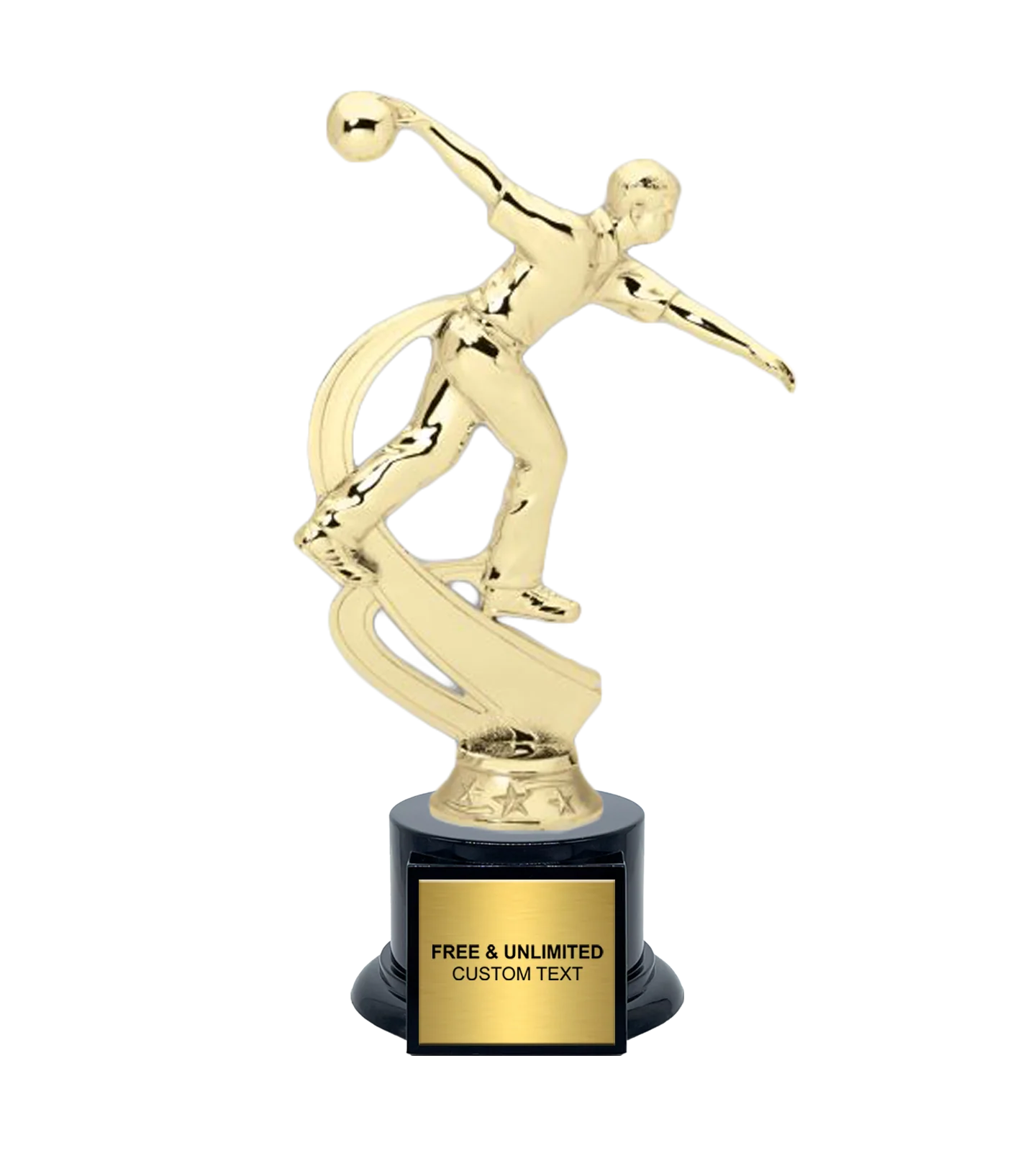 Motion Male Bowling Trophy