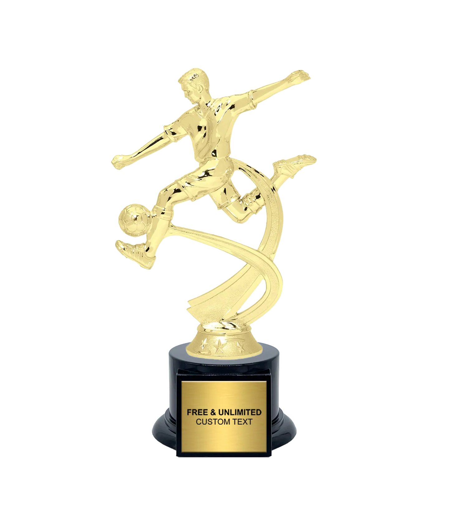 Motion Male Soccer Trophy