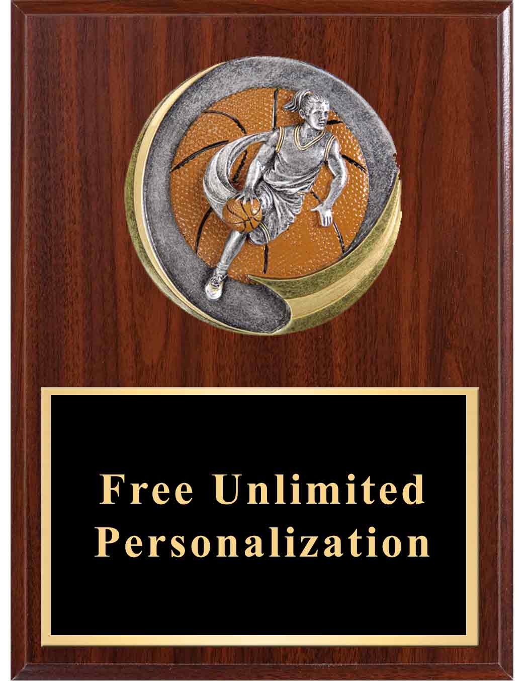 Motion Xtreme Girls Basketball Plaque - Image 3