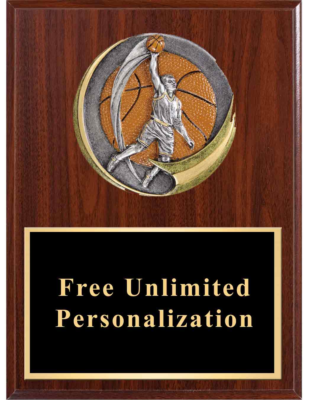 Motion Xtreme Boys Basketball Plaque Award - Image 3