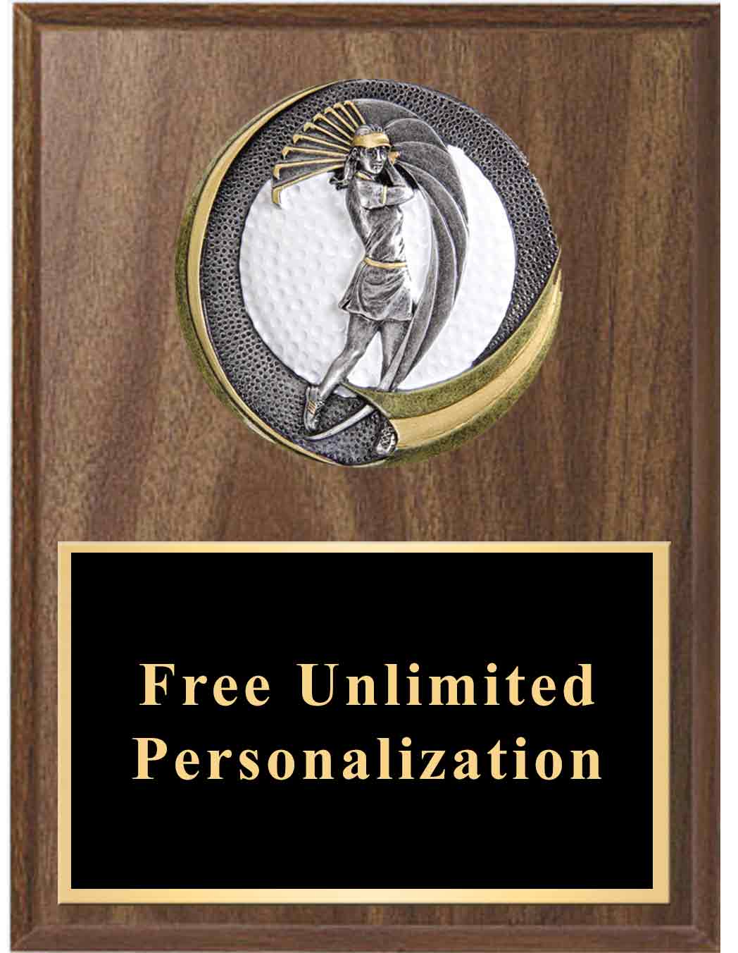 Motion Xtreme Golf Plaque - Female - Image 2