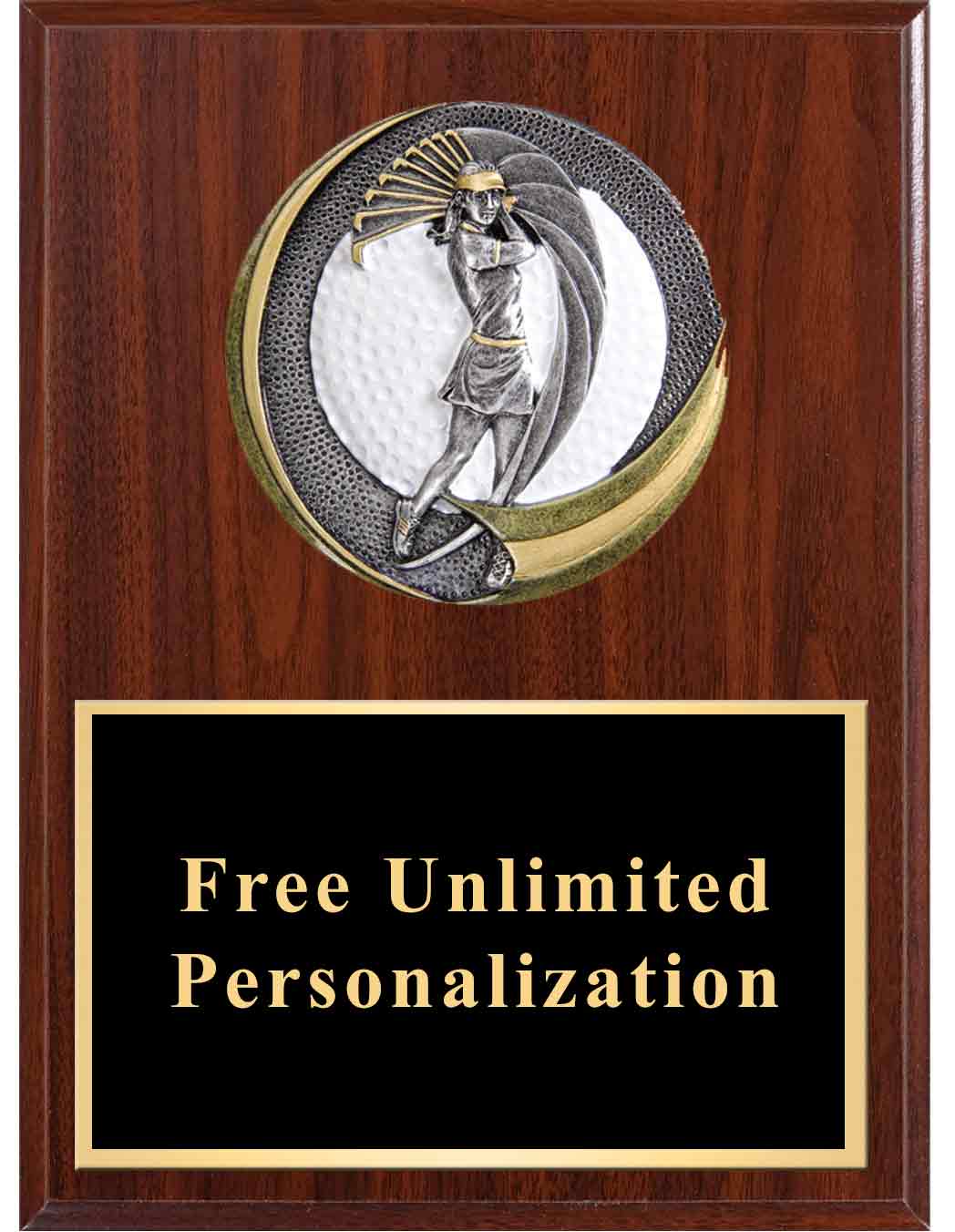 Motion Xtreme Golf Plaque - Female - Image 3