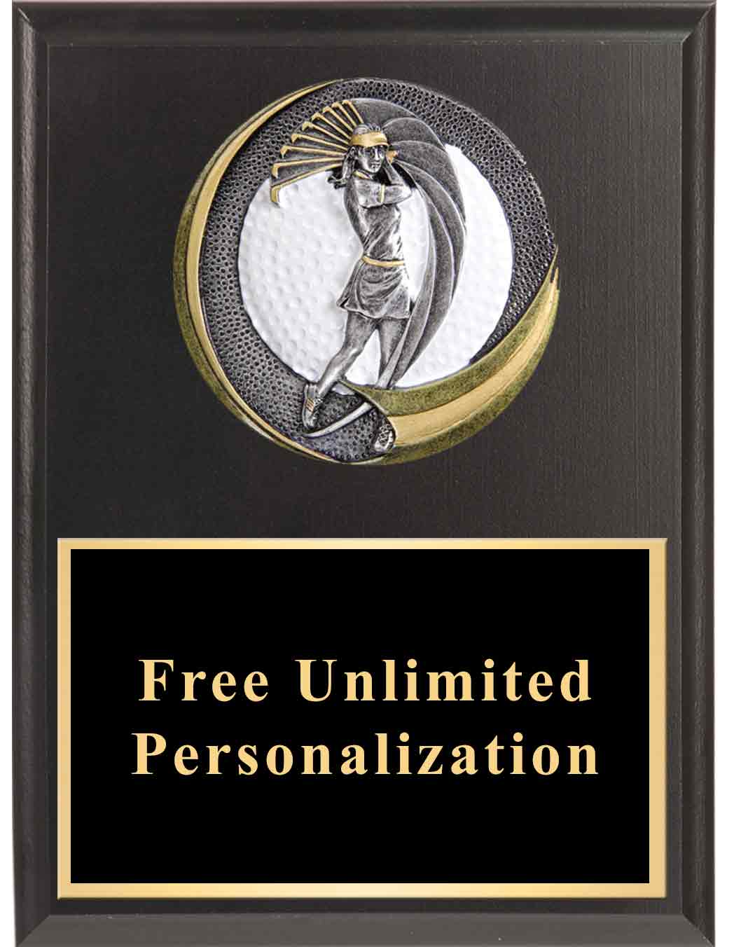Motion Xtreme Golf Plaque - Female - Image 4