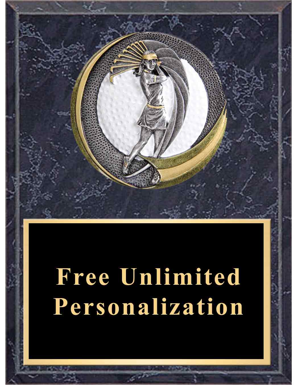 Motion Xtreme Golf Plaque - Female - Image 5