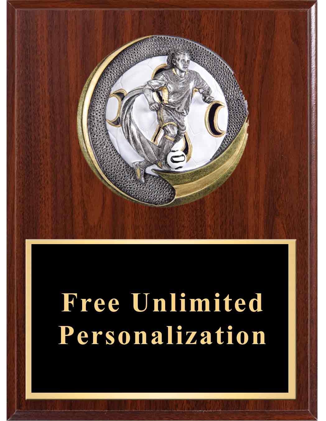 Motion Xtreme Soccer Plaque - Female - Image 3