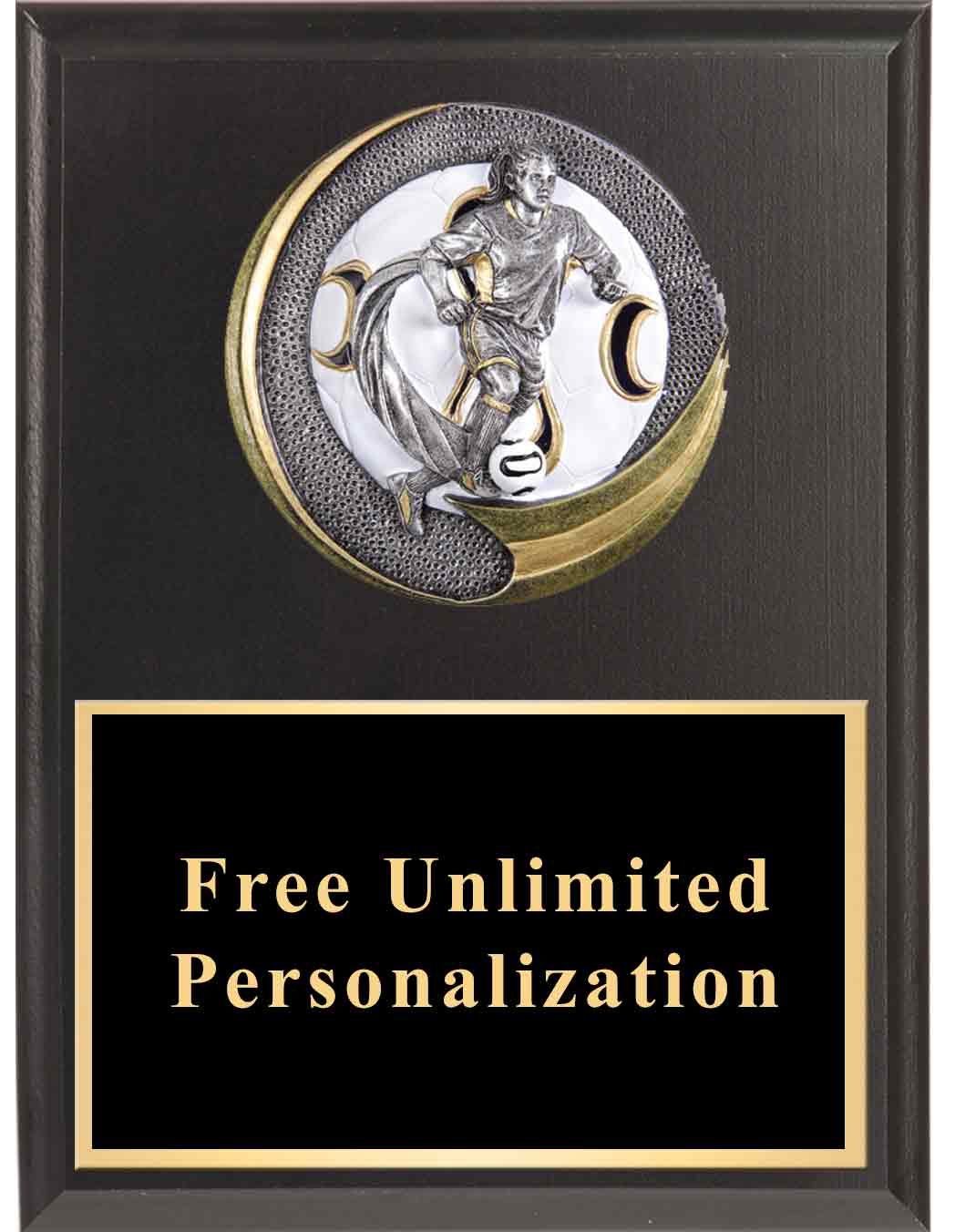 Motion Xtreme Soccer Plaque - Female - Image 4