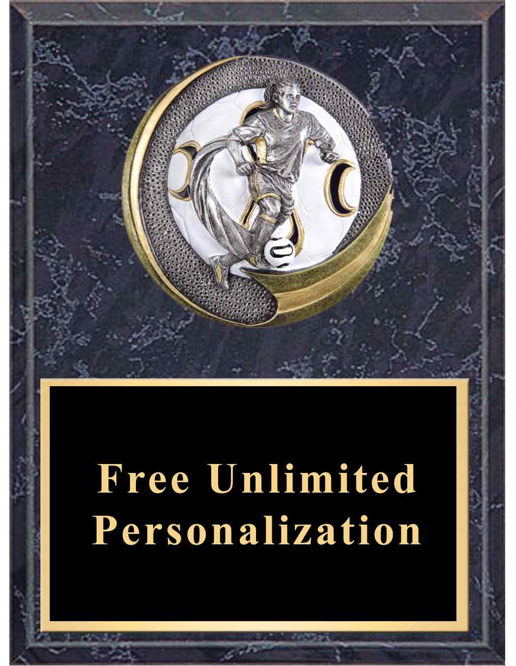 Motion Xtreme Soccer Plaque - Female - Image 5