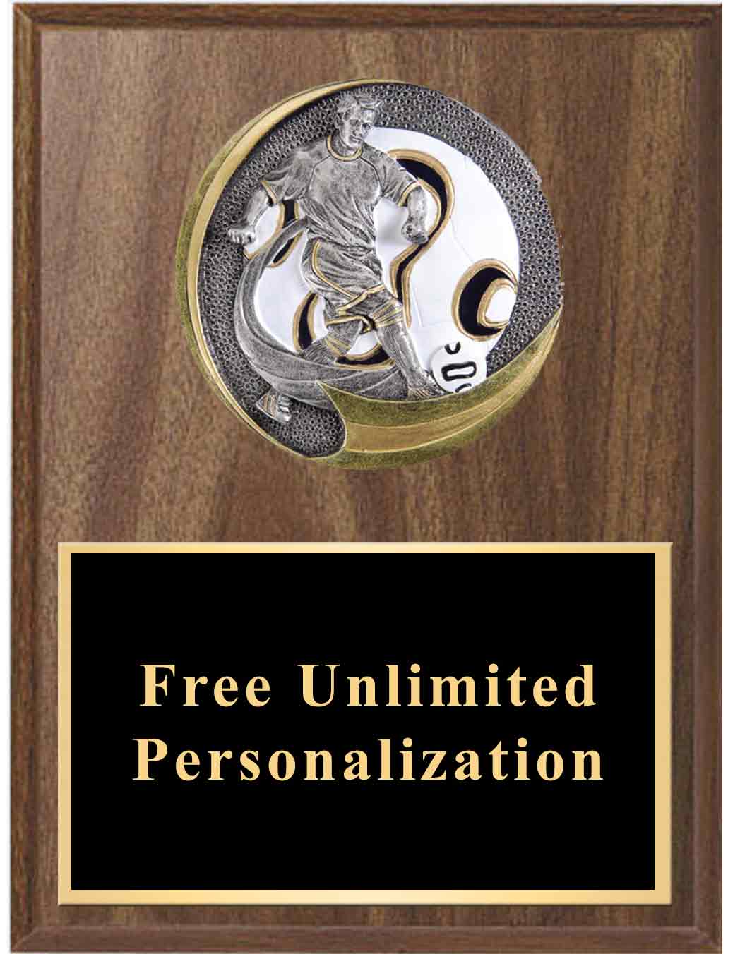 Motion Xtreme Soccer Plaque - Male - Image 2