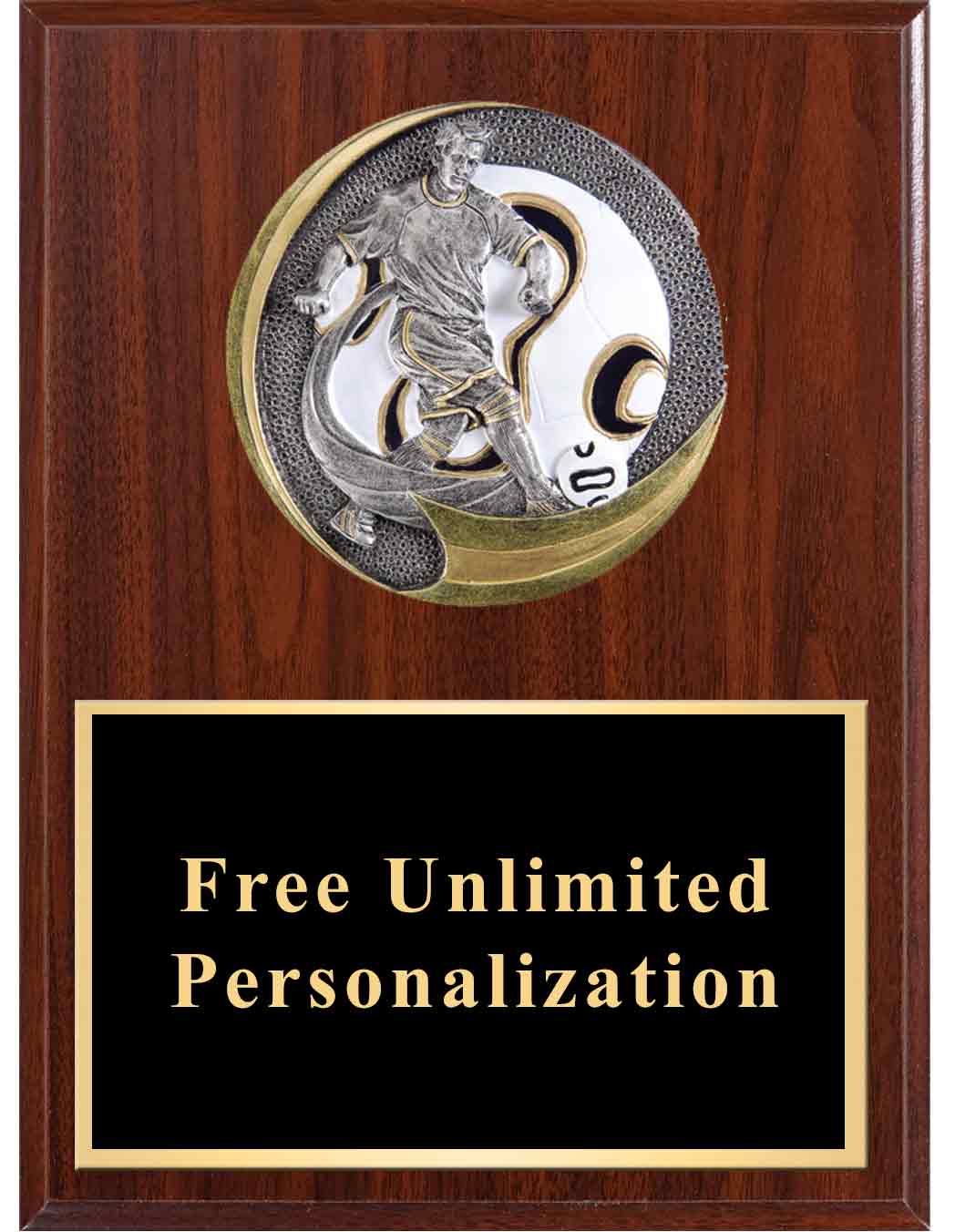 Motion Xtreme Soccer Plaque - Male - Image 3