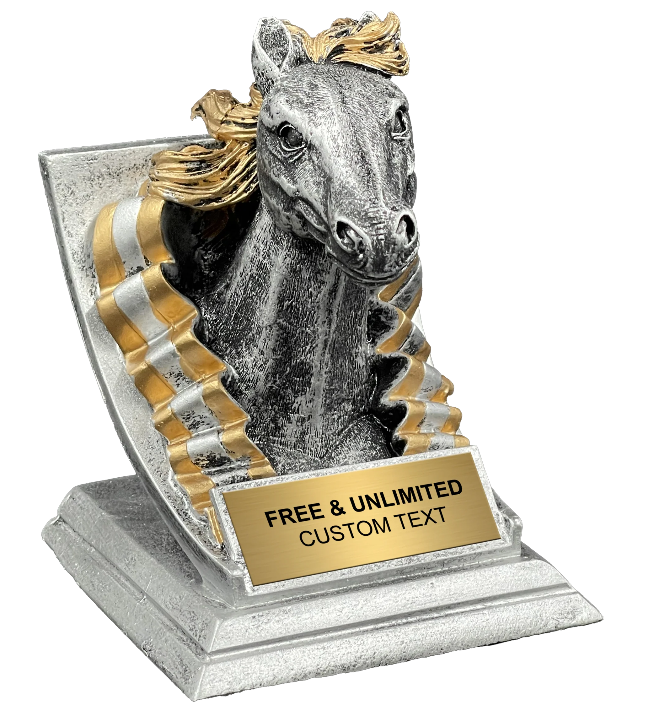 Mustang Spirit Mascot Trophy