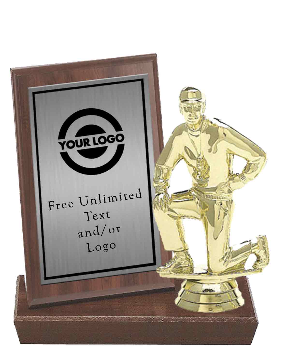 MVP Plaque with Coach Figure - Image 2