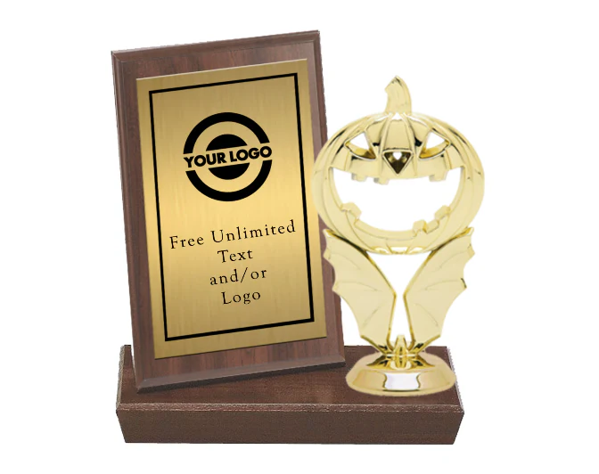 Halloween Plaque with Figure - Image 2