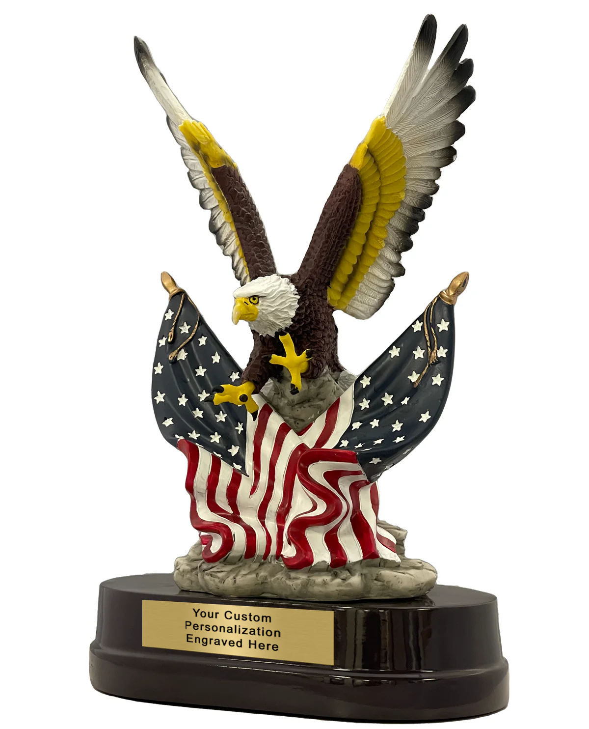 Patriot Eagle Award With Flags - Image 2