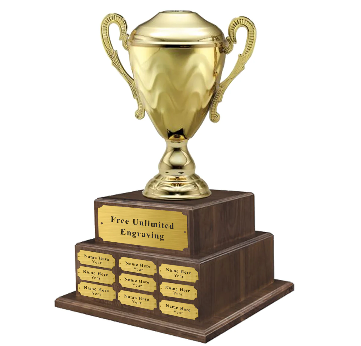 Perpetual Gold Metal Cup with Figure - Image 5