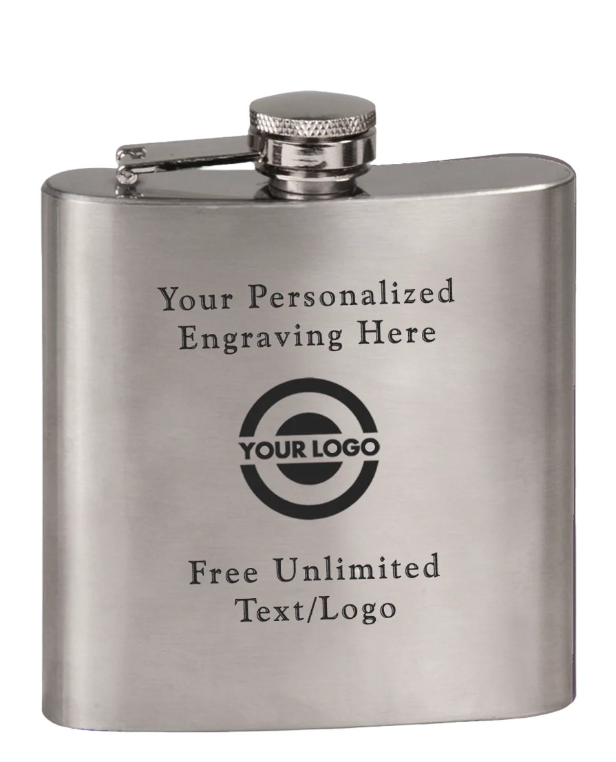 Personalized Stainless Steel Flask - Image 2
