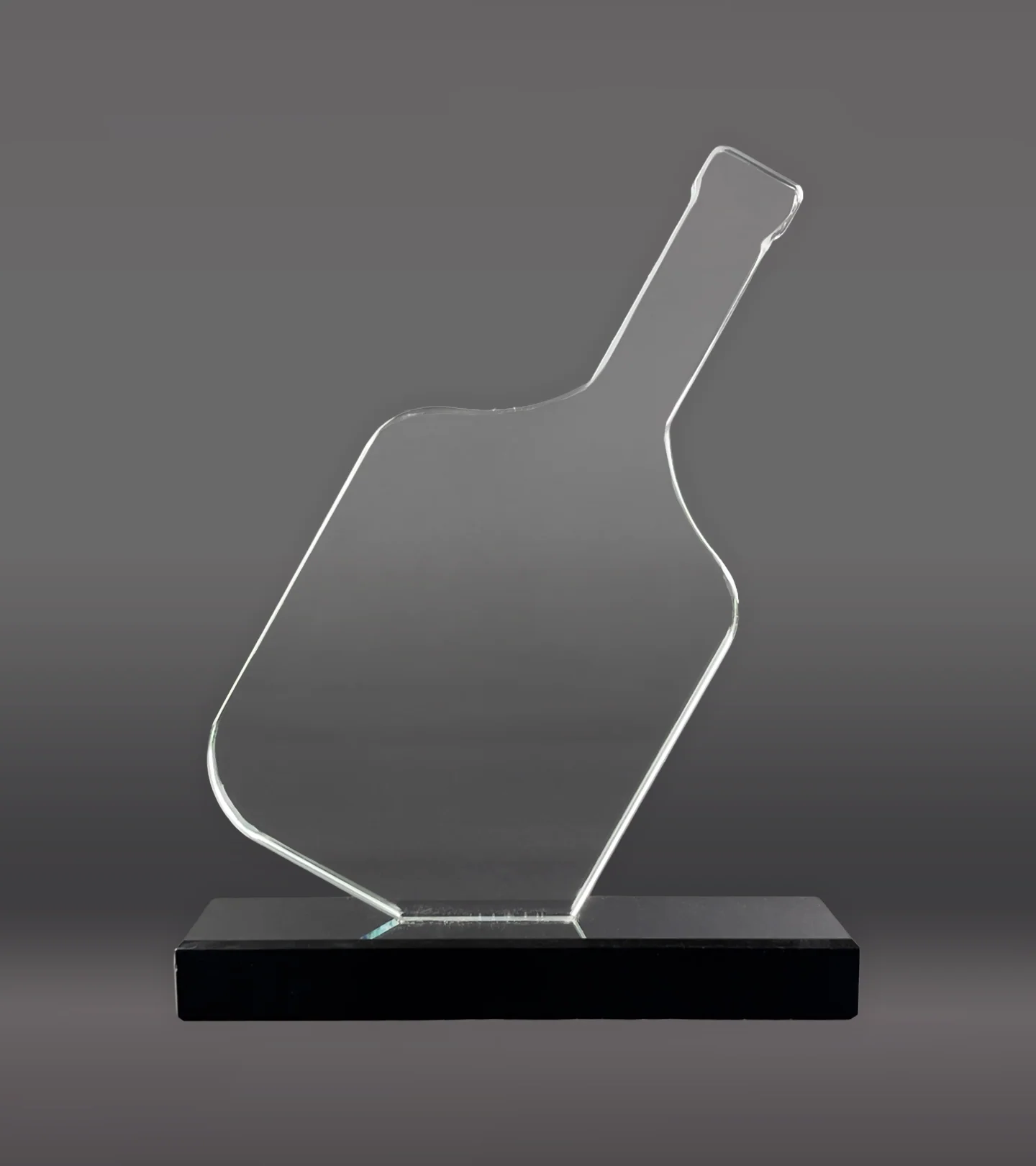 Pickleball Paddle Crystal Award - Image 2