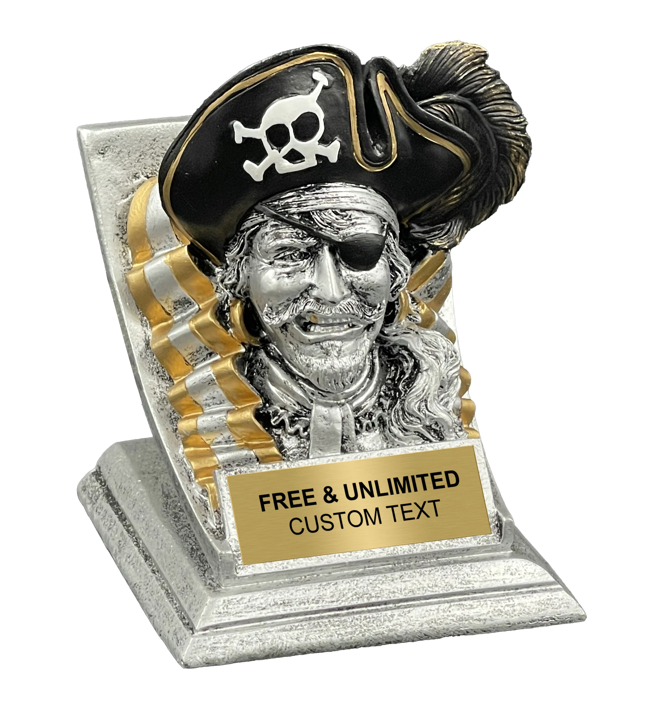 Pirate Spirit Mascot Trophy