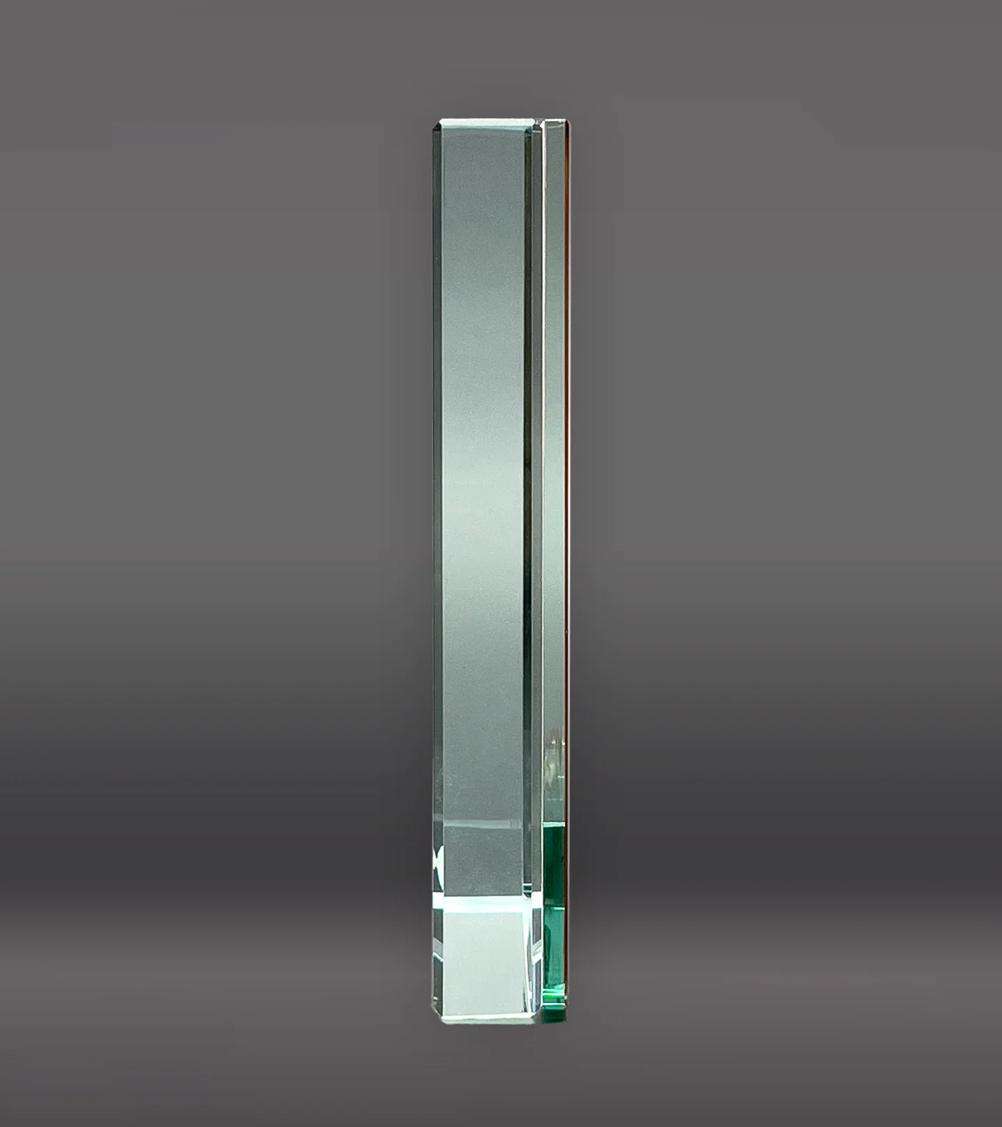 Rectangle Crystal with Wood Edge - Image 3