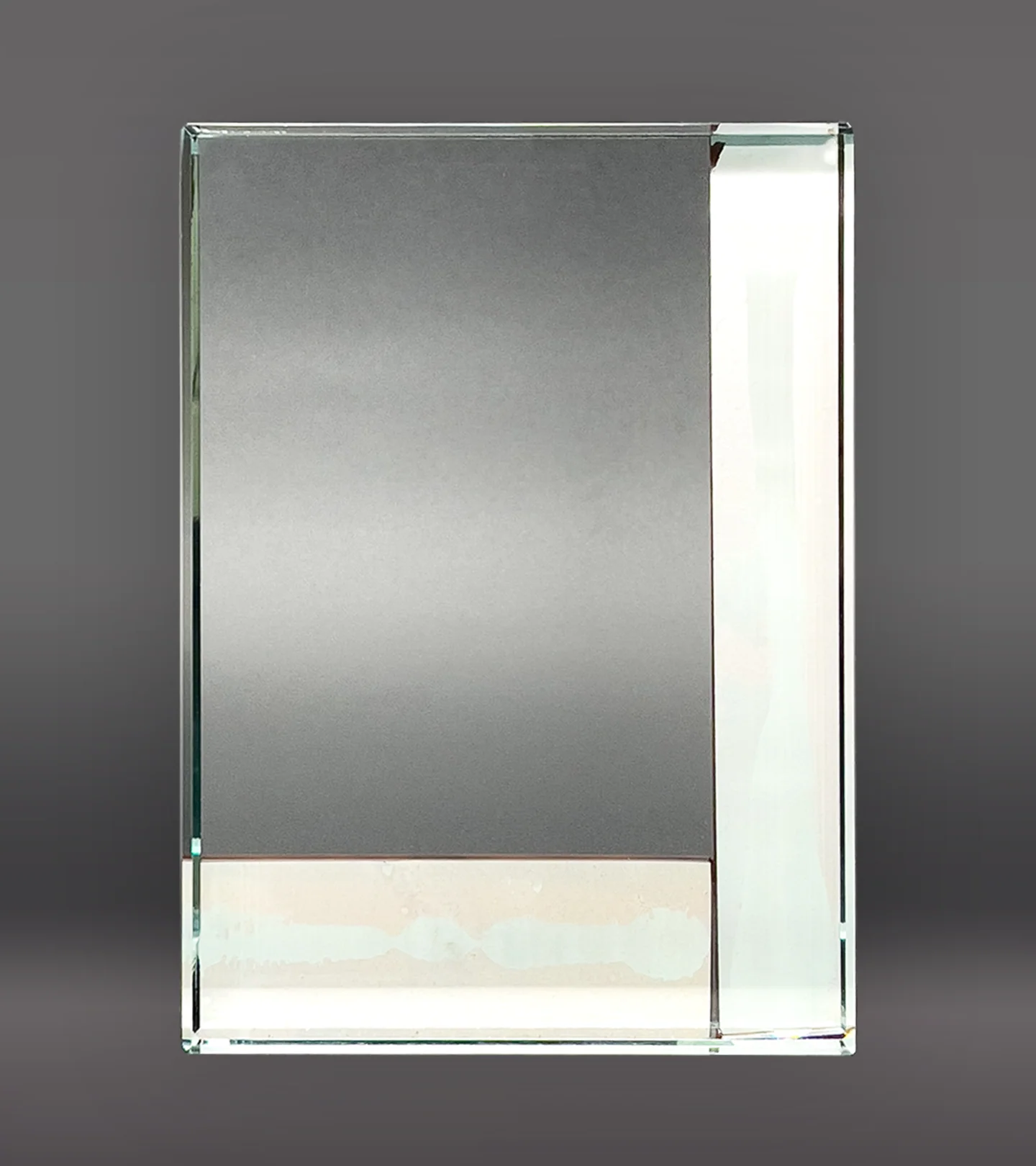 Rectangle Crystal with Wood Edge - Image 4