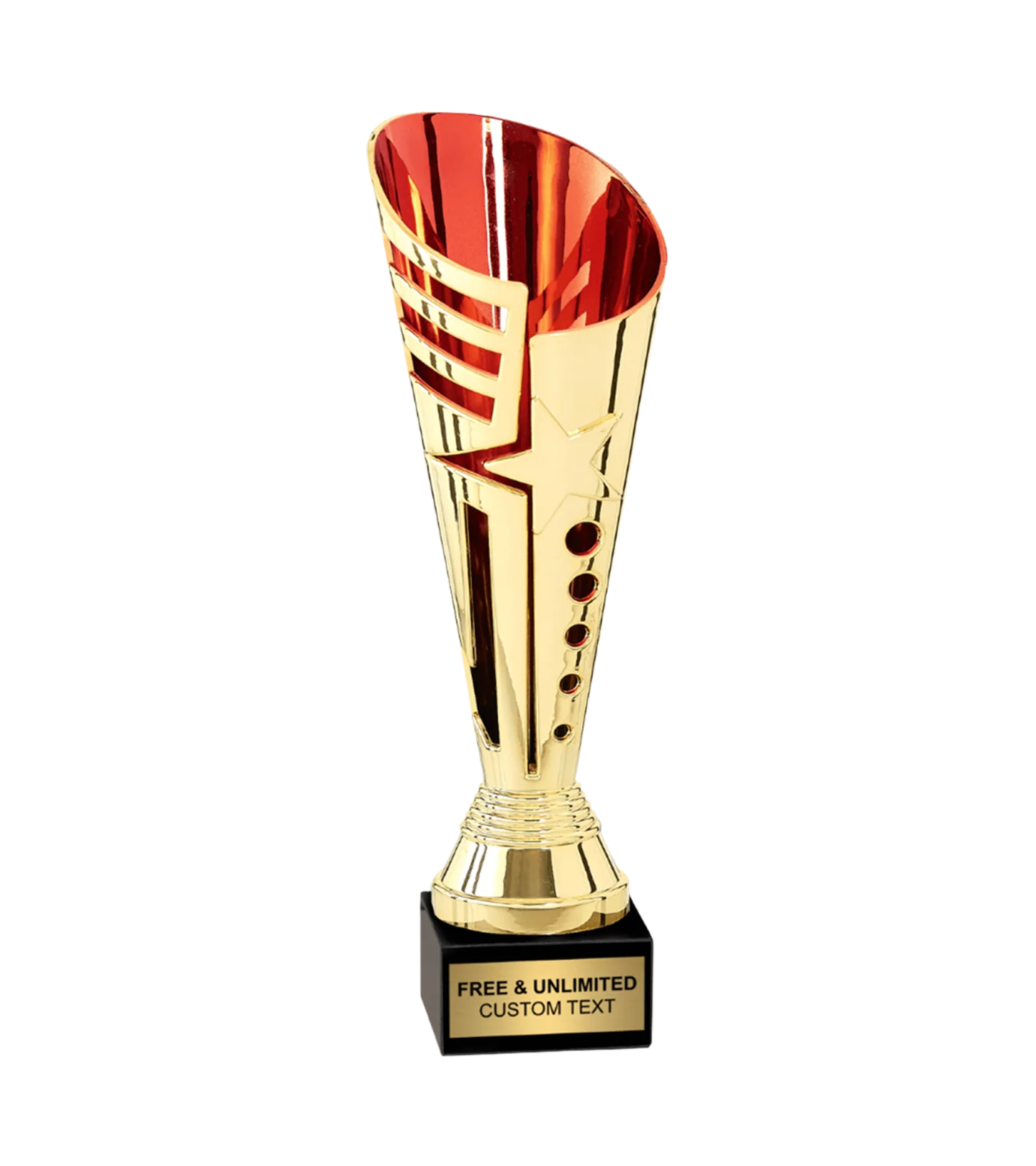 Red Accent Star Rise Gold Cup