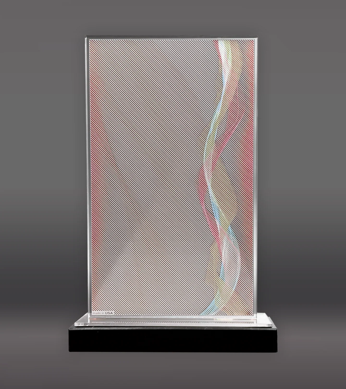 Red Illusion Acrylic Award - Image 2
