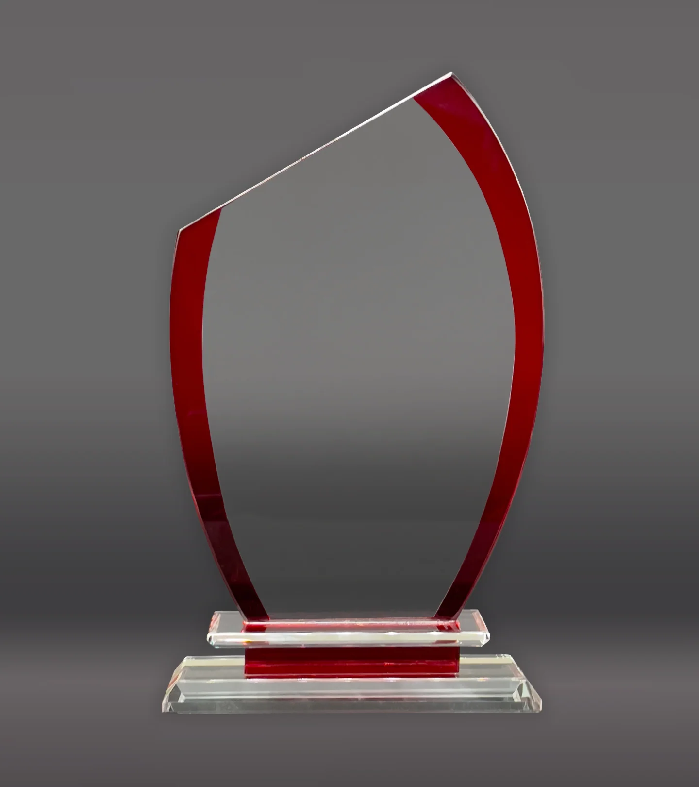 Red Semi Oval Crystal - Image 2