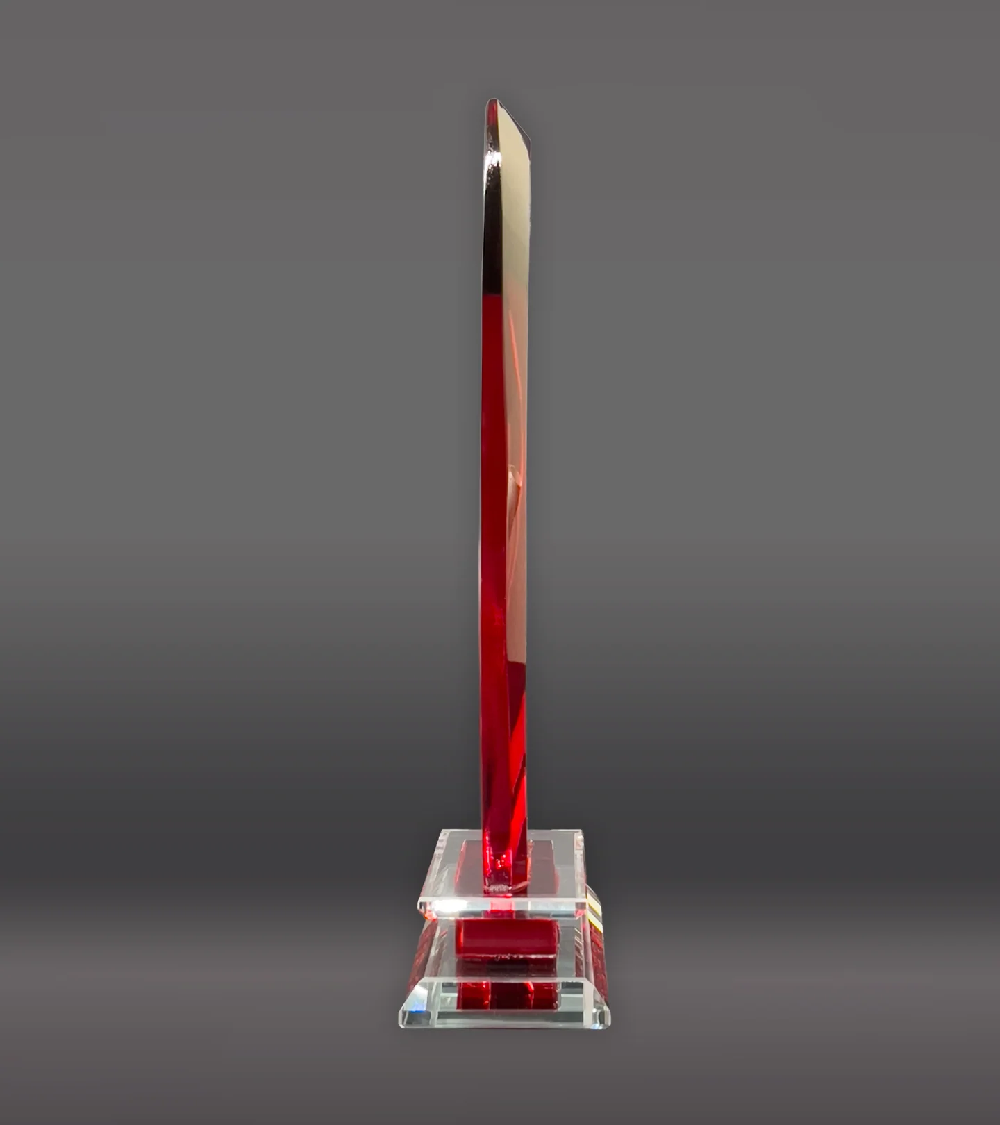 Red Semi Oval Crystal - Image 3