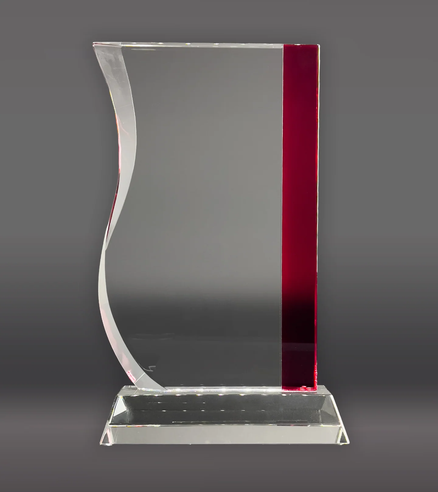 Red Wave Glass Award - Image 4