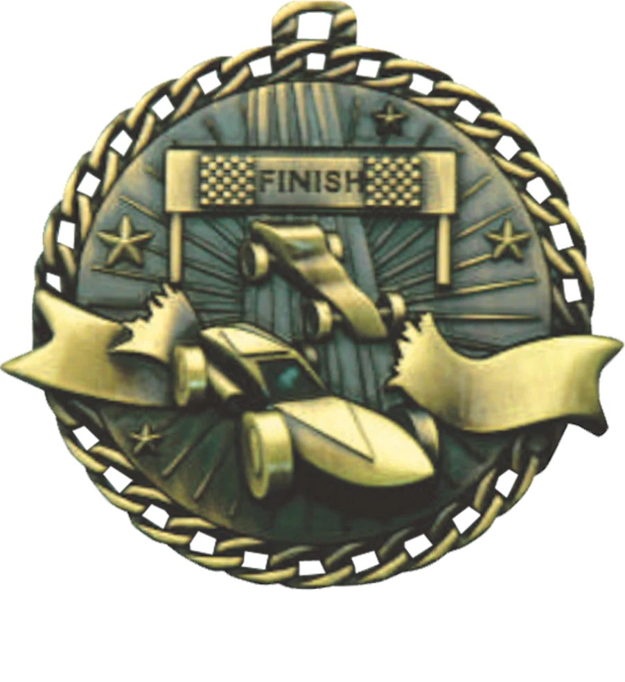 Ribbon Burst Derby Medal
