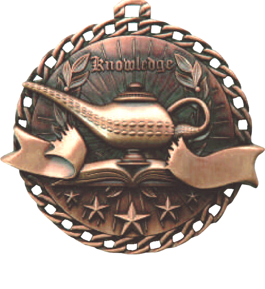 Ribbon Burst Knowledge Medal - Image 3