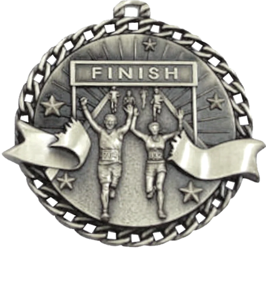 Ribbon Burst Running Medal - Image 2