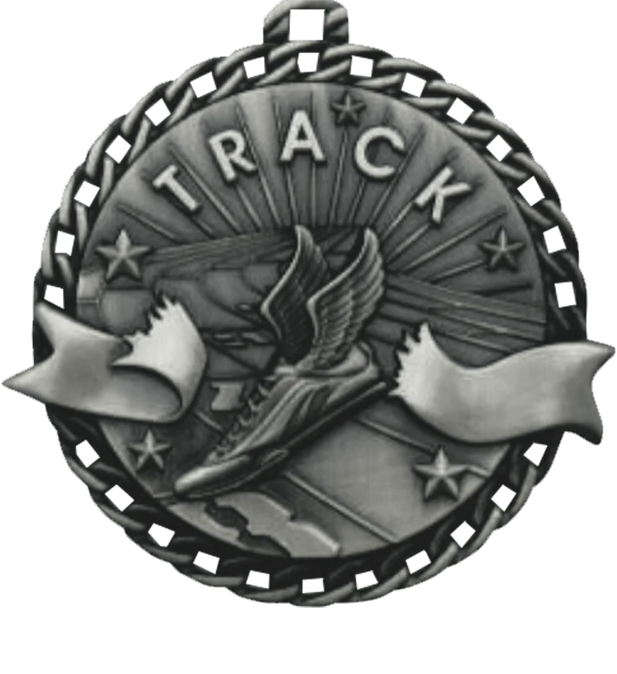 Ribbon Burst Track Medal - Image 2