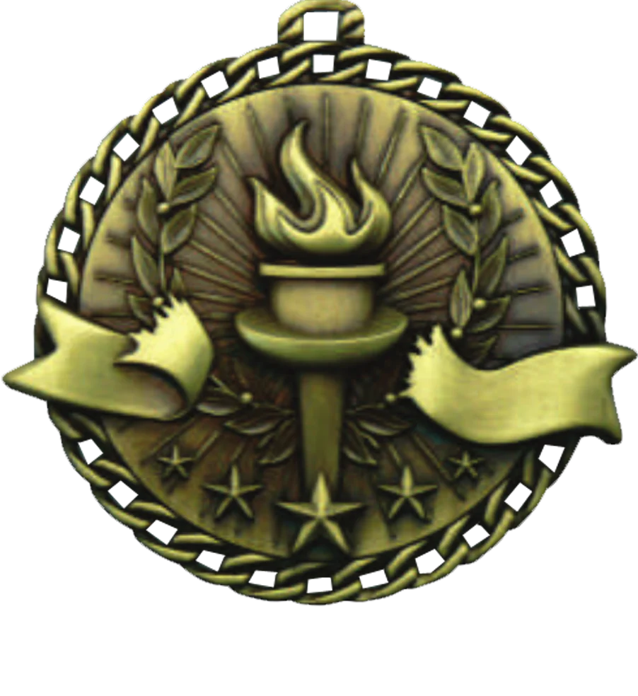 Ribbon Burst Victory Medal