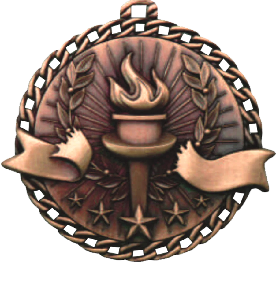 Ribbon Burst Victory Medal - Image 3
